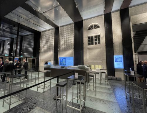 The Secretary General of Mozarteum Hellas participates in the ceremony for the opening of the new foyer building