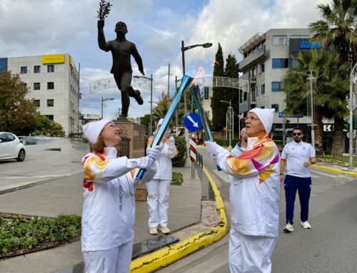 President of Mozarteum Hellas Participates in the Winter Olympics Torch Relay